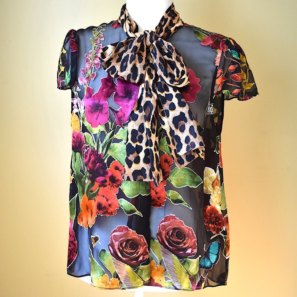Alice + Olivia Jeannie Bow Cap Sleeve Butterfly - Picture 7 of 11